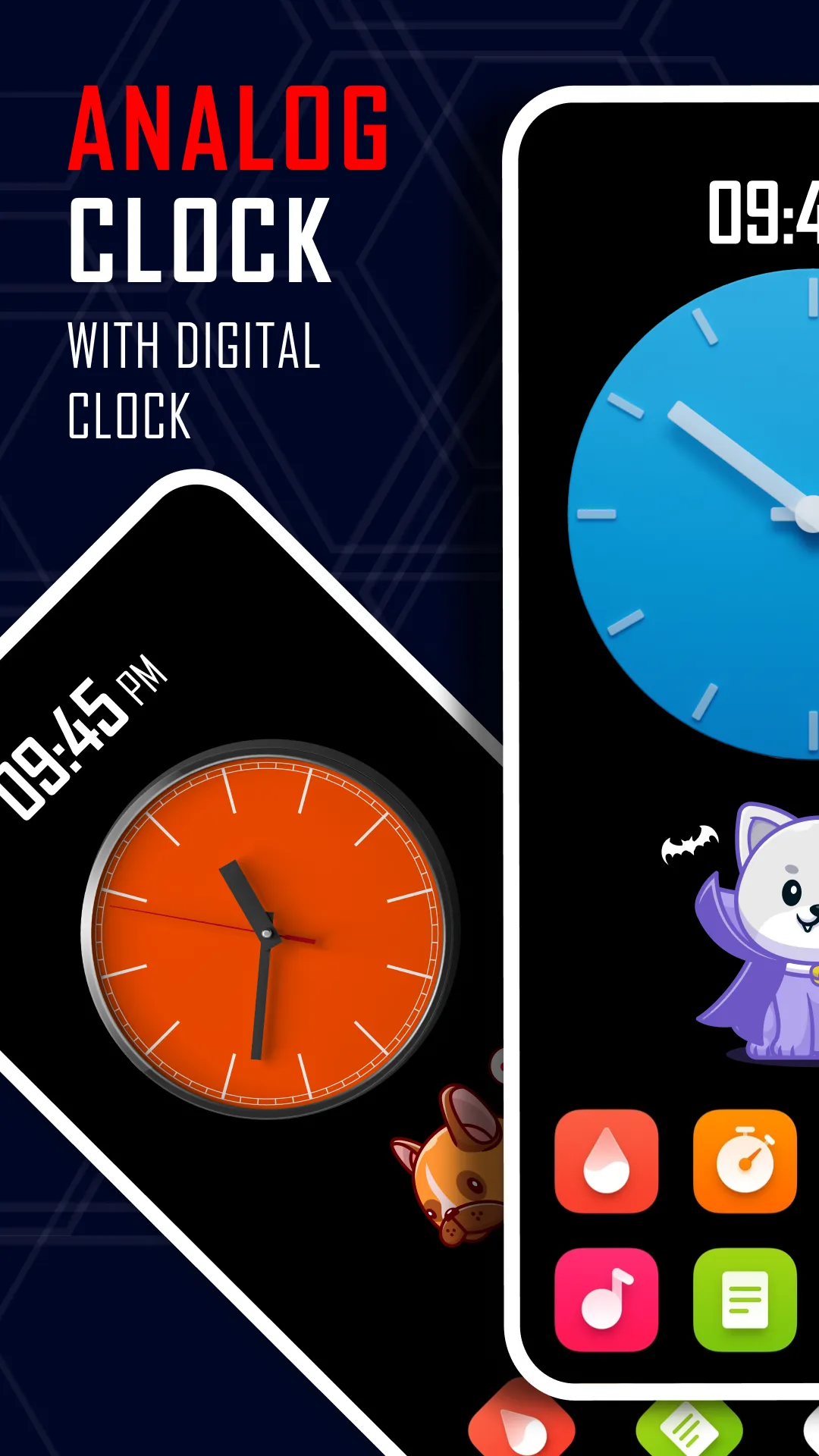 Analog Clock Live Wallpaper | Indus Appstore | Screenshot