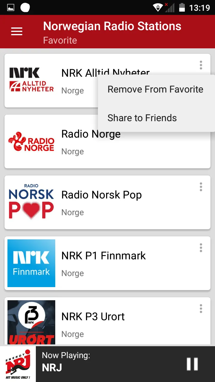 Norway Radio Stations | Indus Appstore | Screenshot