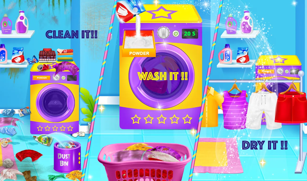 Home Clean Up Girl Game | Indus Appstore | Screenshot