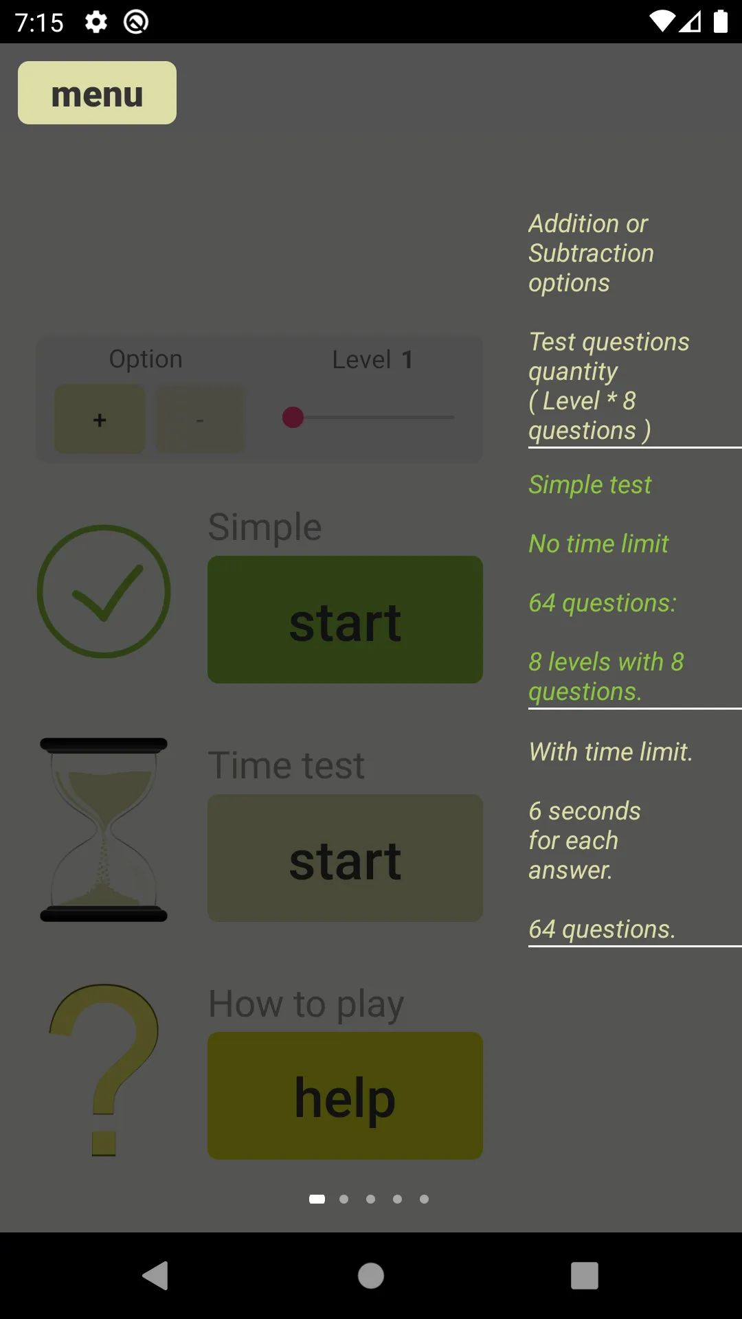 Math Counting Test (+ and -) | Indus Appstore | Screenshot