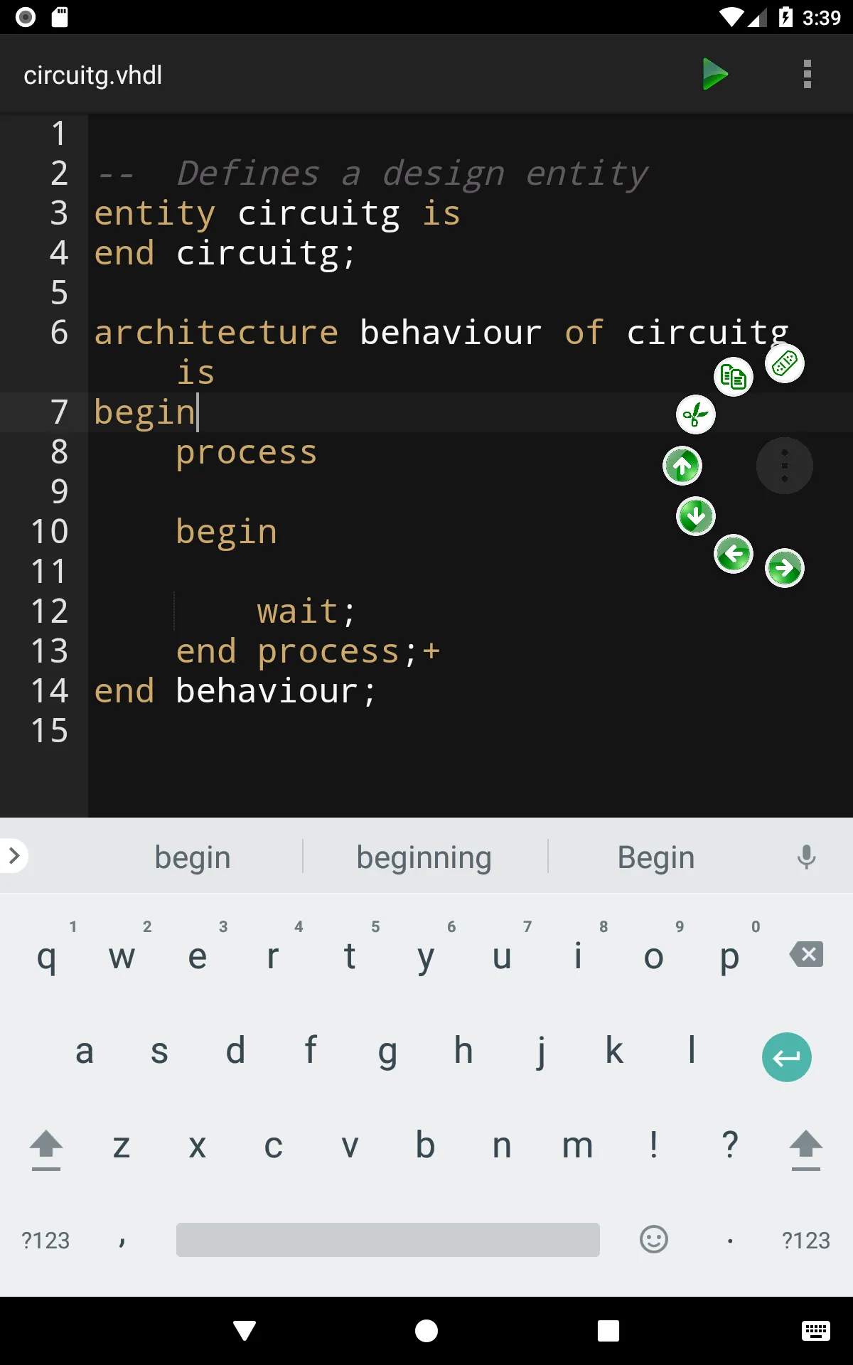 VHDL Programming Compiler | Indus Appstore | Screenshot