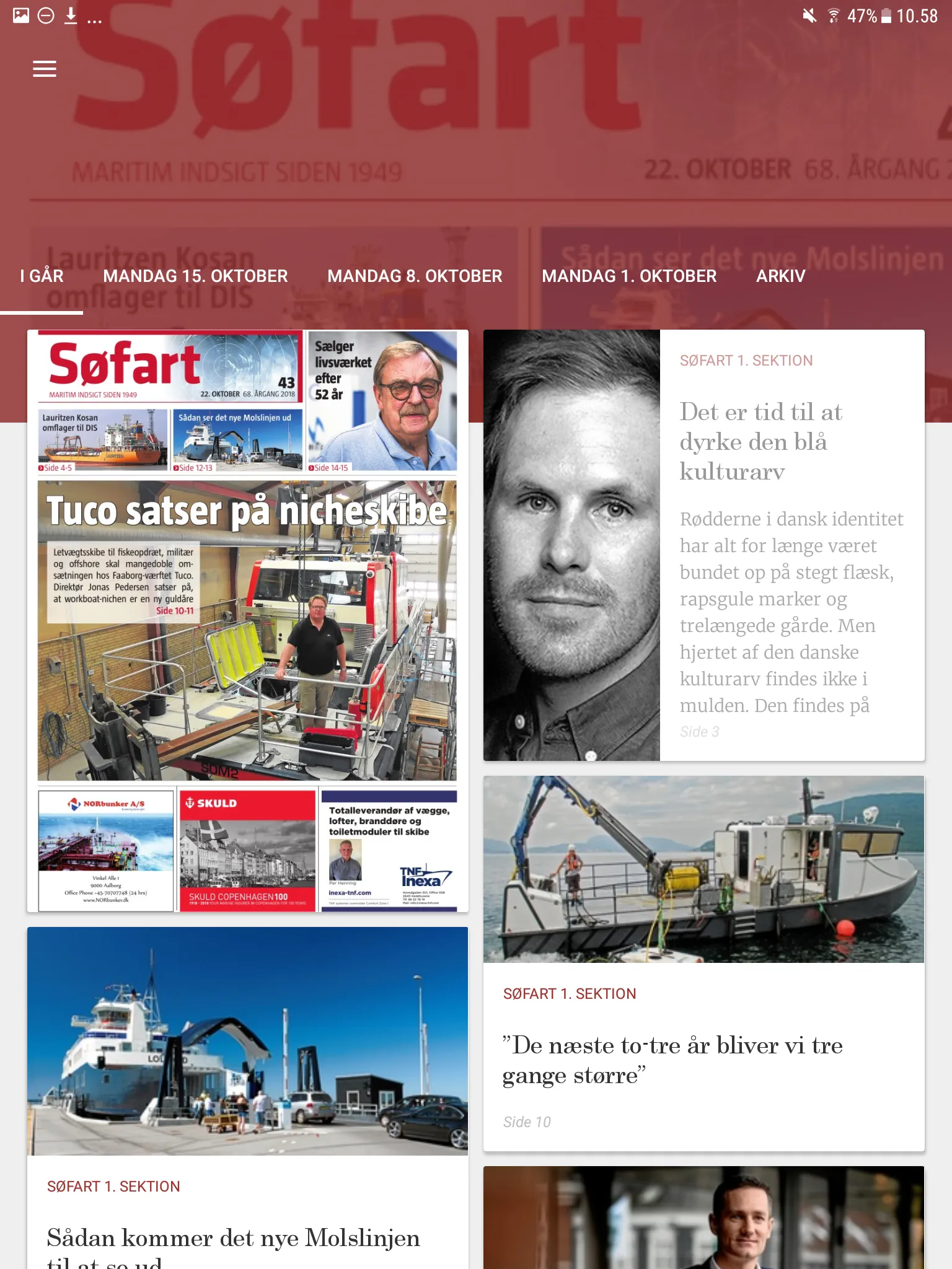 Søfart E-avis | Indus Appstore | Screenshot