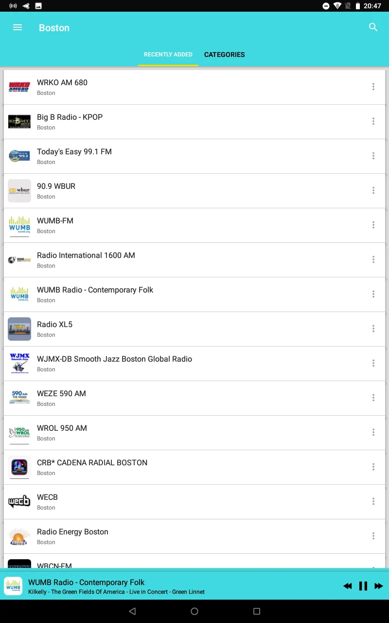 Radio Boston | Indus Appstore | Screenshot