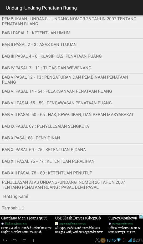 Undang-Undang Penataan Ruang | Indus Appstore | Screenshot