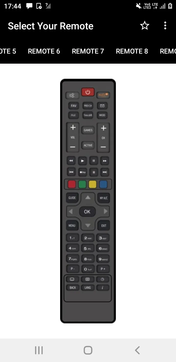 Dish TV Remote | Indus Appstore | Screenshot