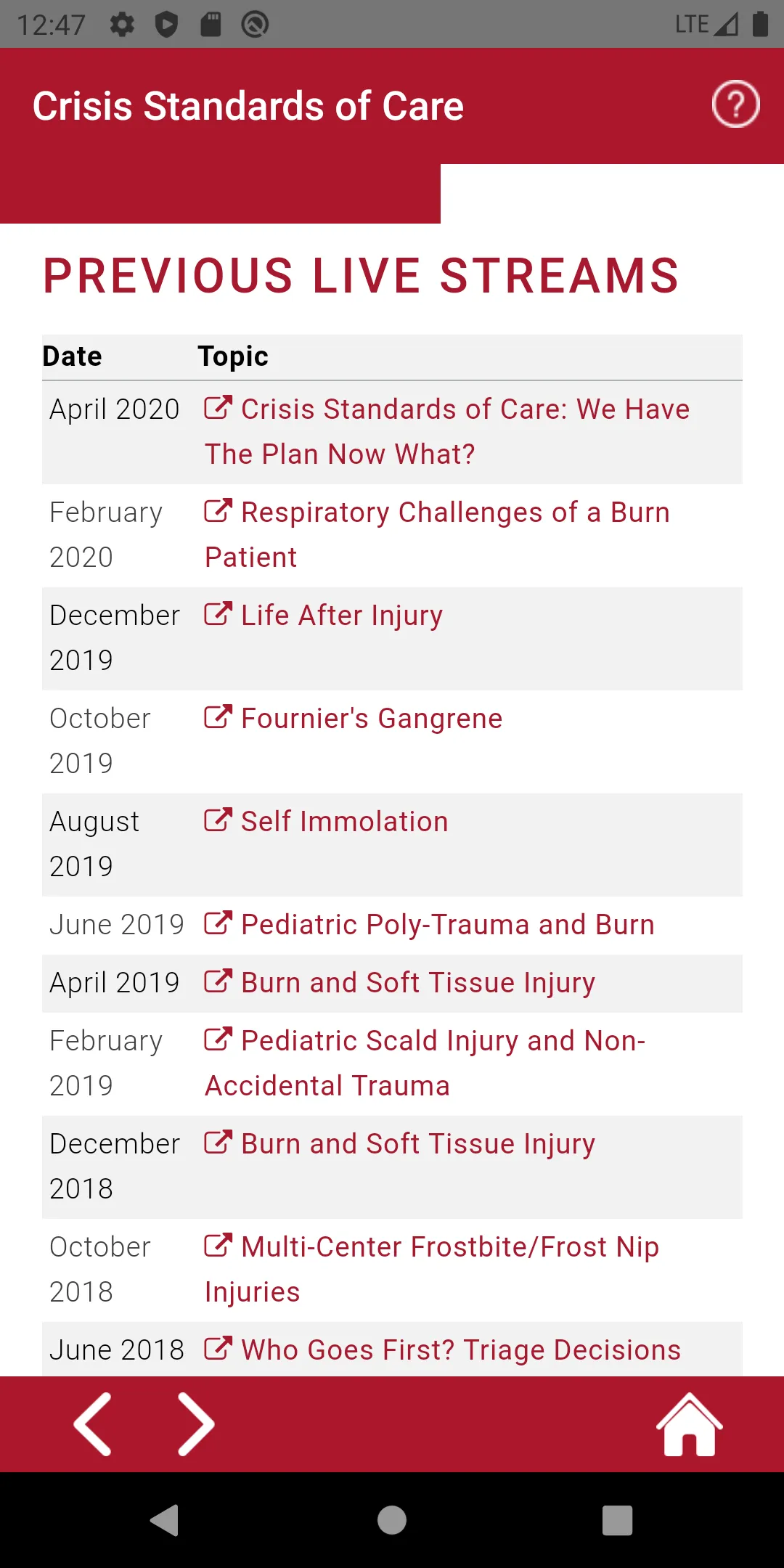 UofU Health Burn CSC | Indus Appstore | Screenshot