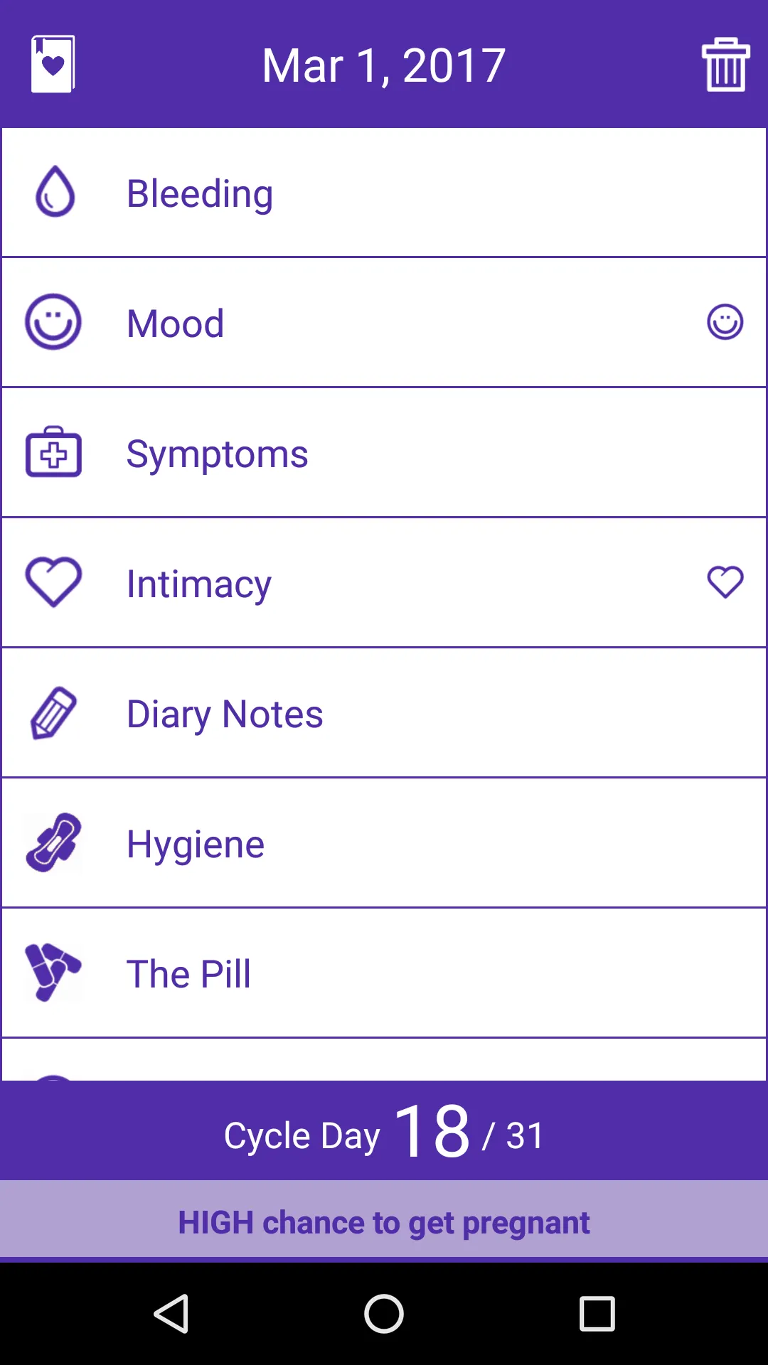 Teen Period Tracker | Indus Appstore | Screenshot