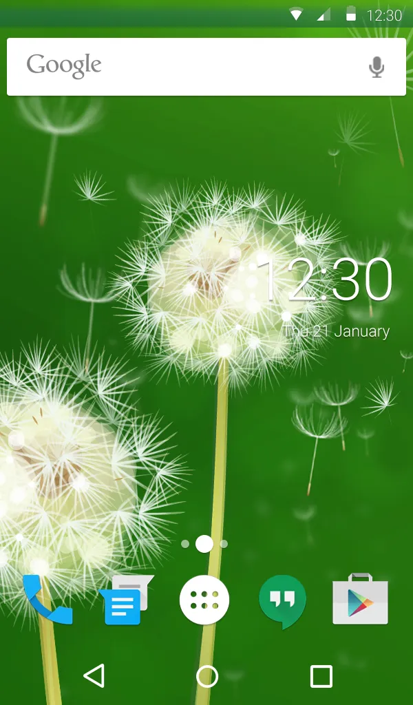 Dandelion Live Wallpaper Theme | Indus Appstore | Screenshot