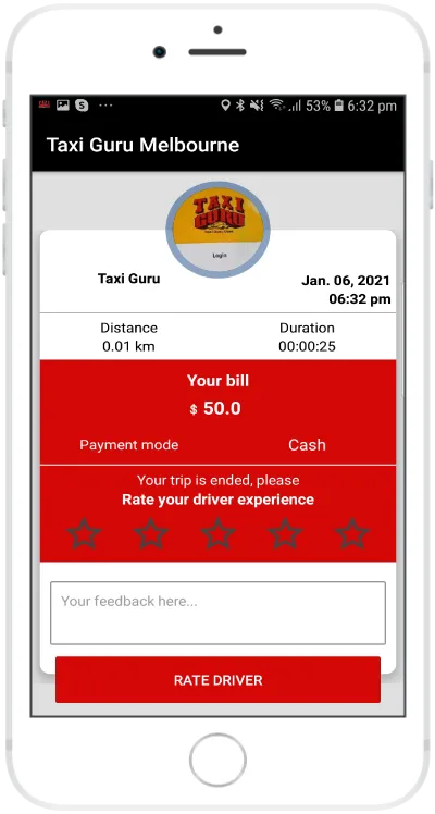 Taxi Guru Melbourne | Indus Appstore | Screenshot