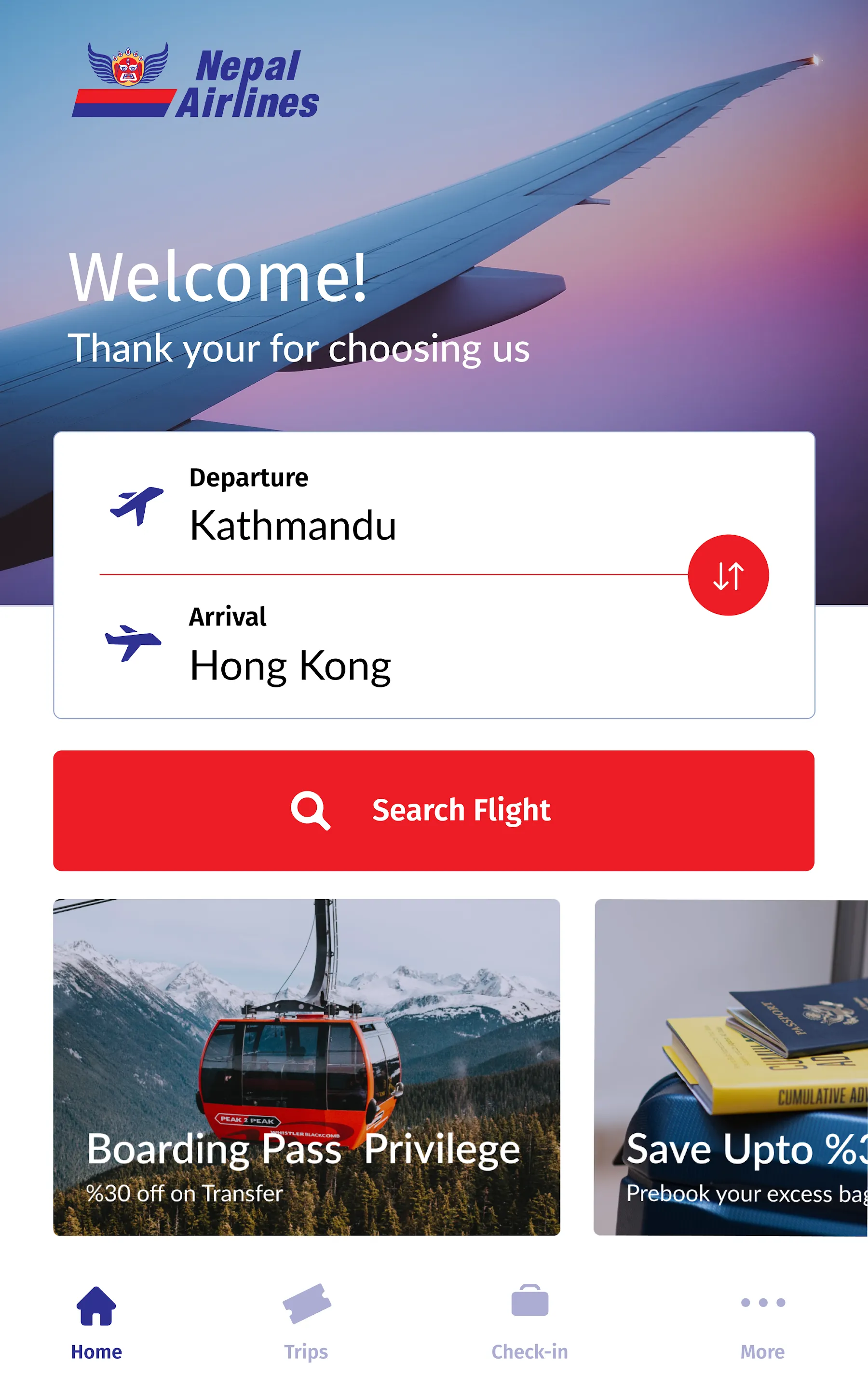 Nepal Airlines International | Indus Appstore | Screenshot