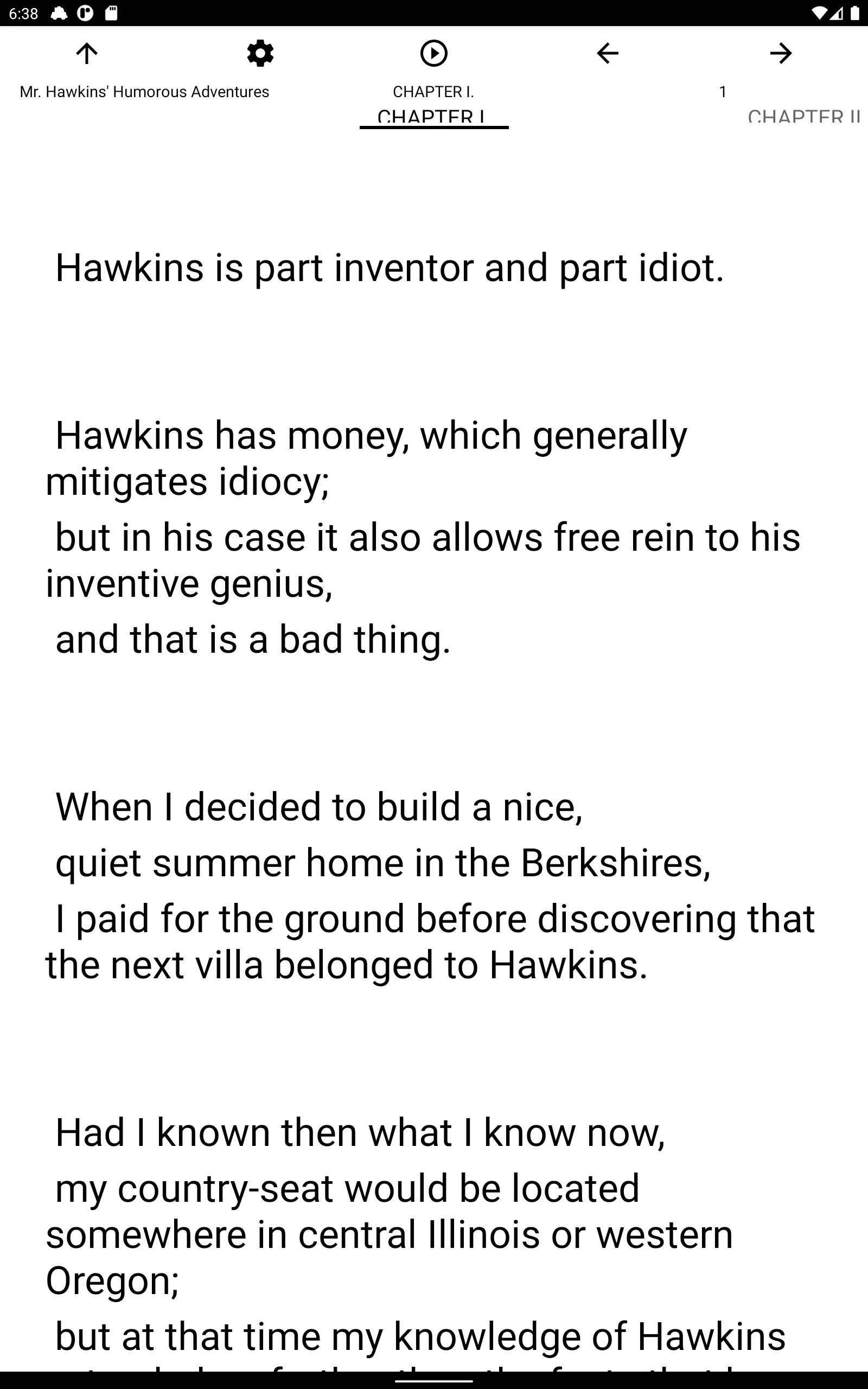 Book, Mr. Hawkins' Humorous Ad | Indus Appstore | Screenshot