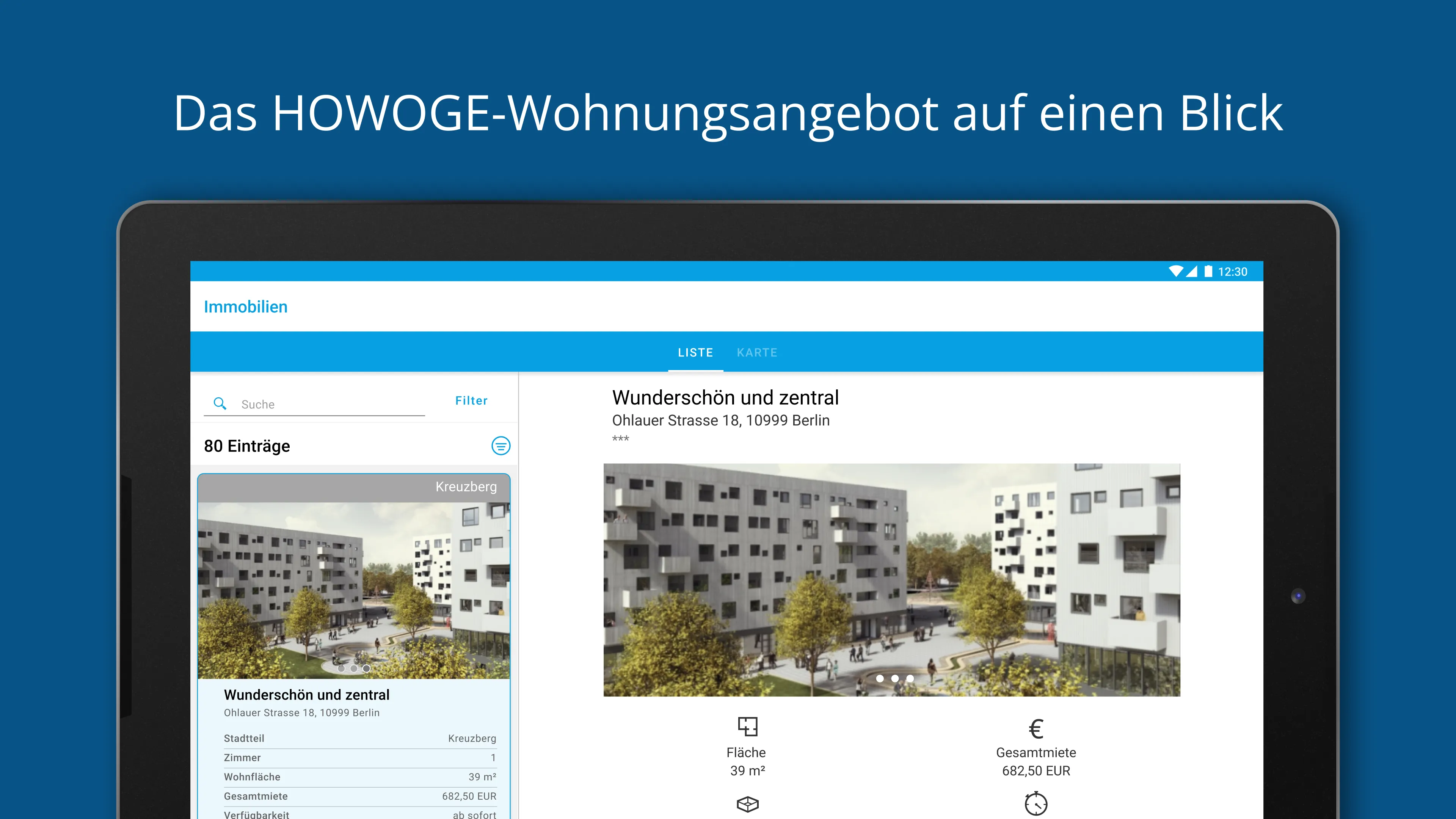 HOWOGE Wohnungssuche | Indus Appstore | Screenshot