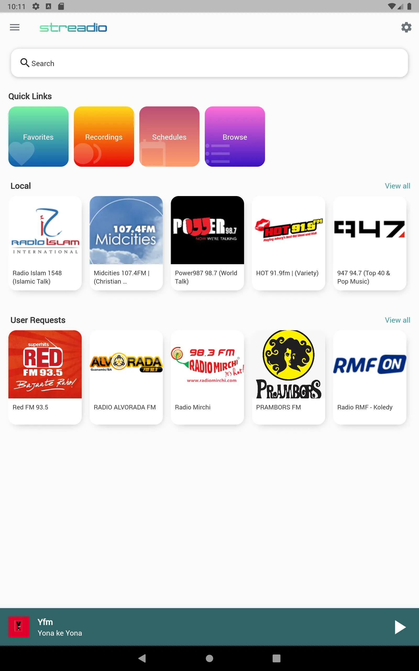 Streadio: Play & Record Radio | Indus Appstore | Screenshot