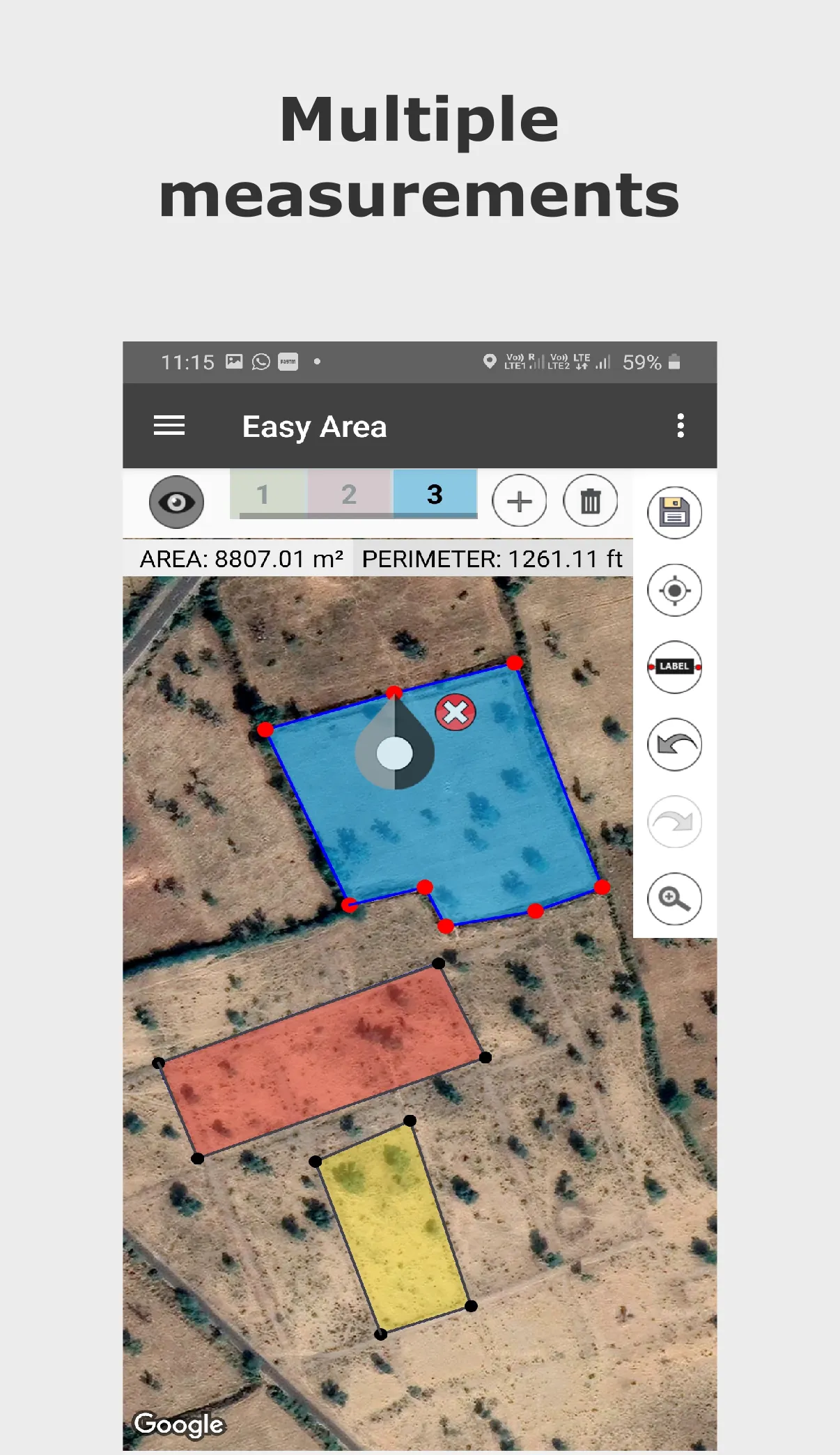 Easy Area : Land Area Measure | Indus Appstore | Screenshot