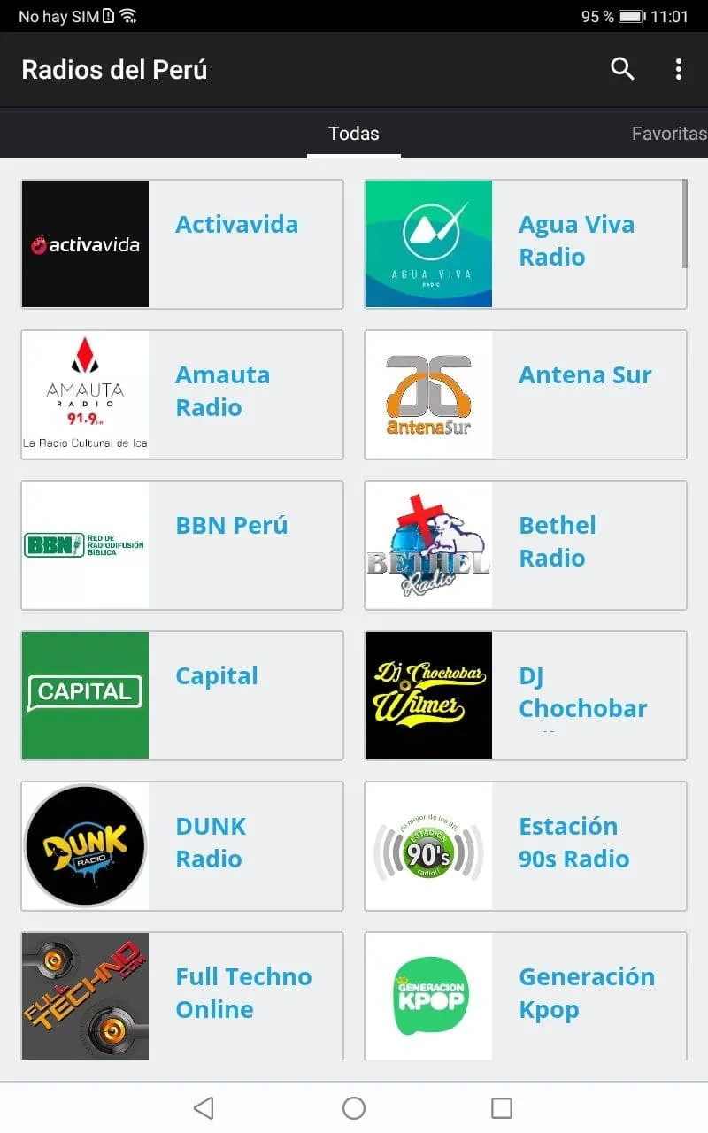 Radios del Perú | Música y más | Indus Appstore | Screenshot