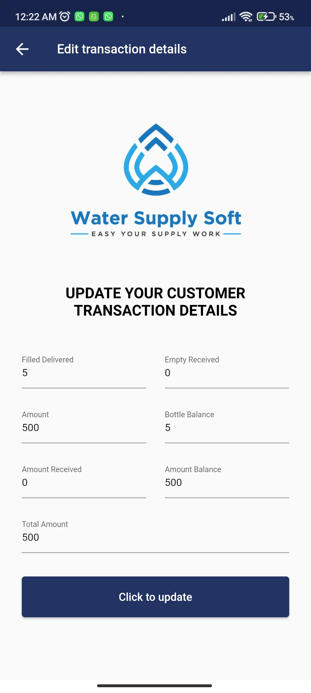 Water Supply Soft | Indus Appstore | Screenshot