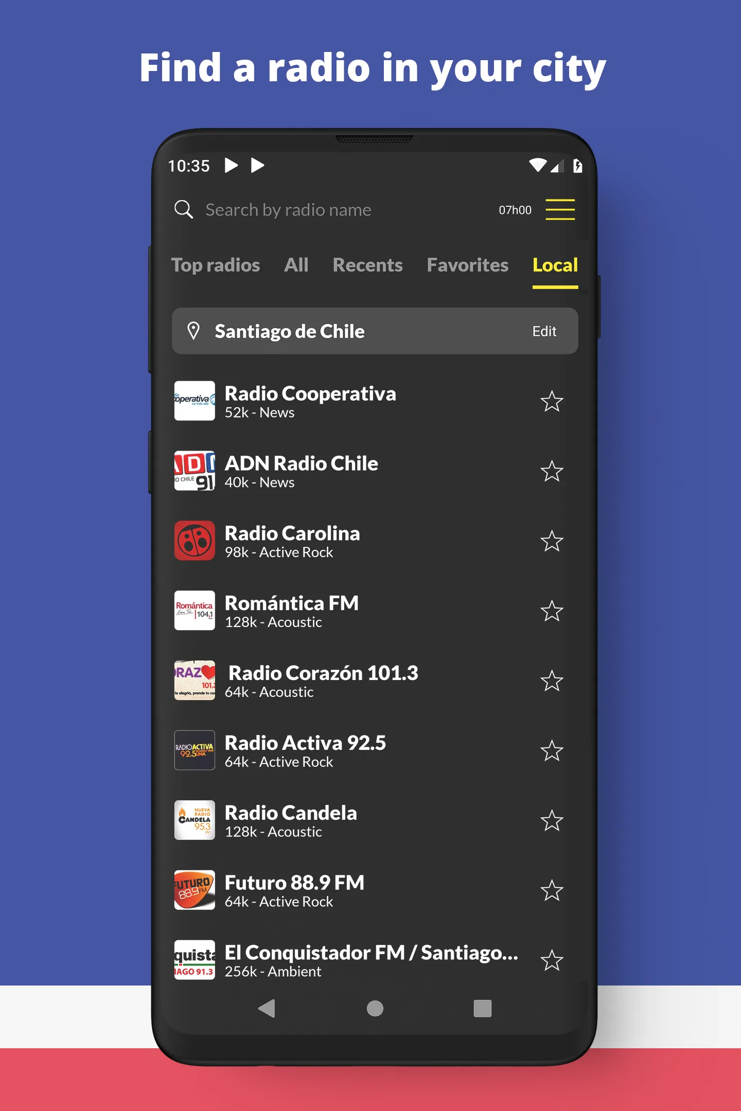 Radio Chile FM online | Indus Appstore | Screenshot