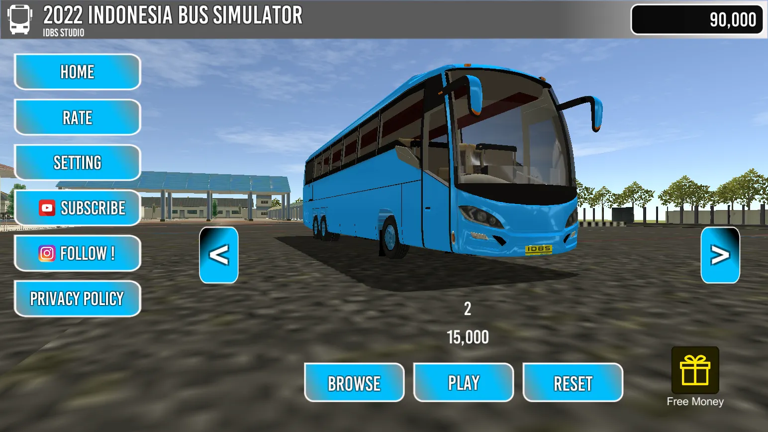 2024 Indonesia Bus Simulator | Indus Appstore | Screenshot