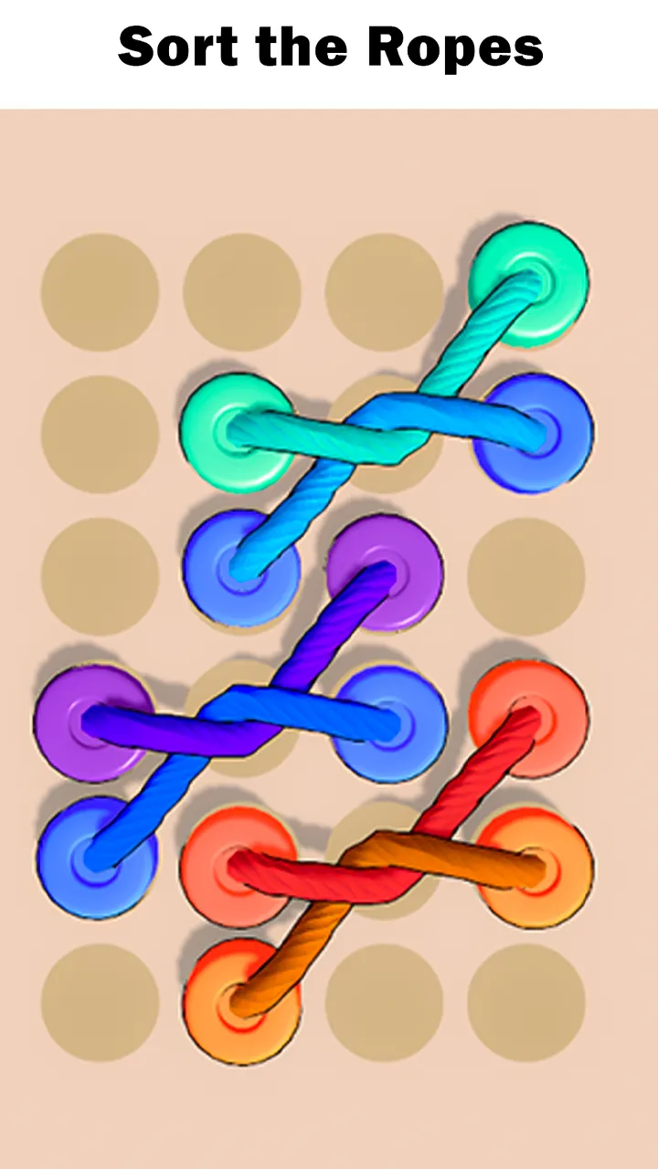 Twisted Rope Puzzle - Tangled | Indus Appstore | Screenshot