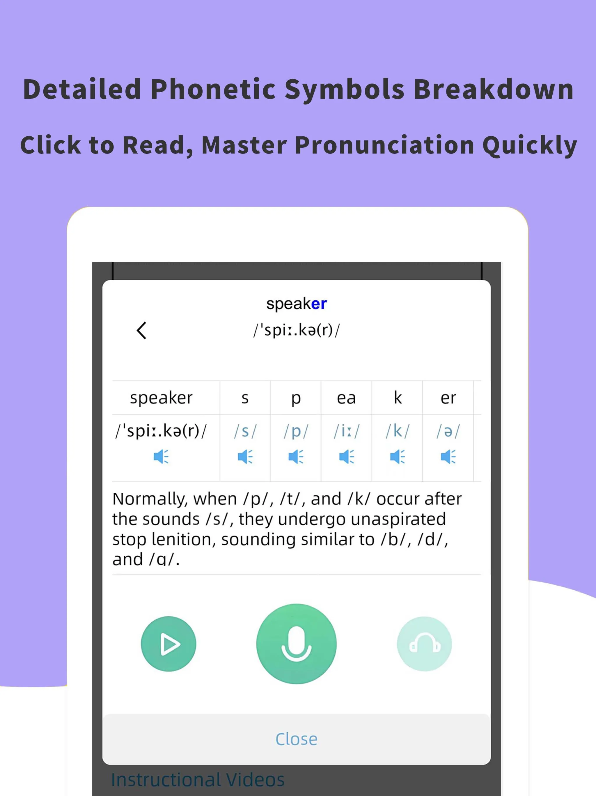 English Pronunciation  IPA | Indus Appstore | Screenshot