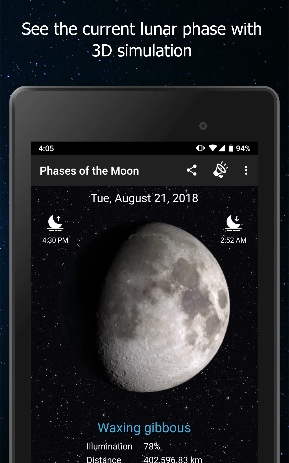 Phases of the Moon | Indus Appstore | Screenshot