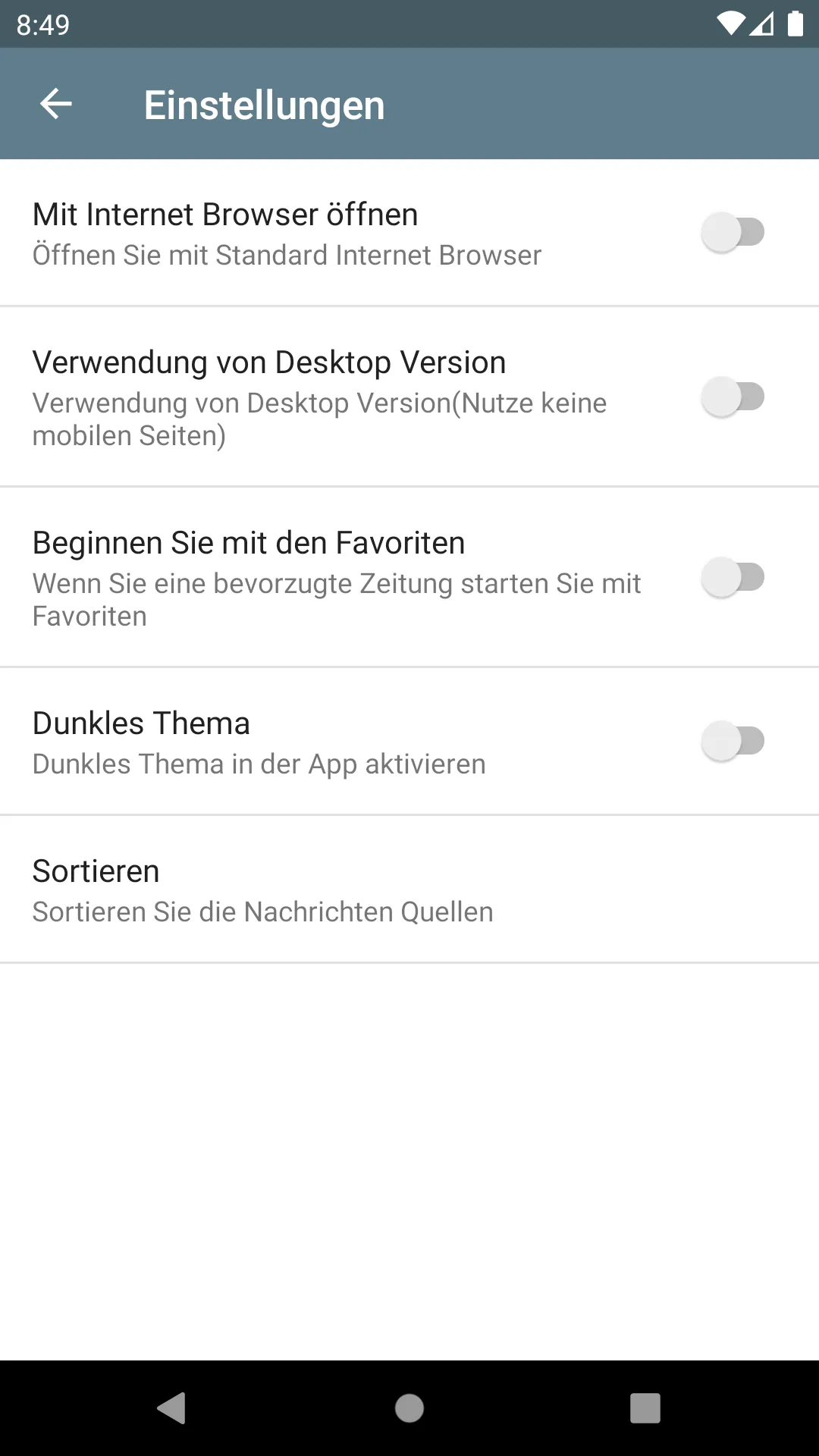 Schweiz Zeitungen | Indus Appstore | Screenshot