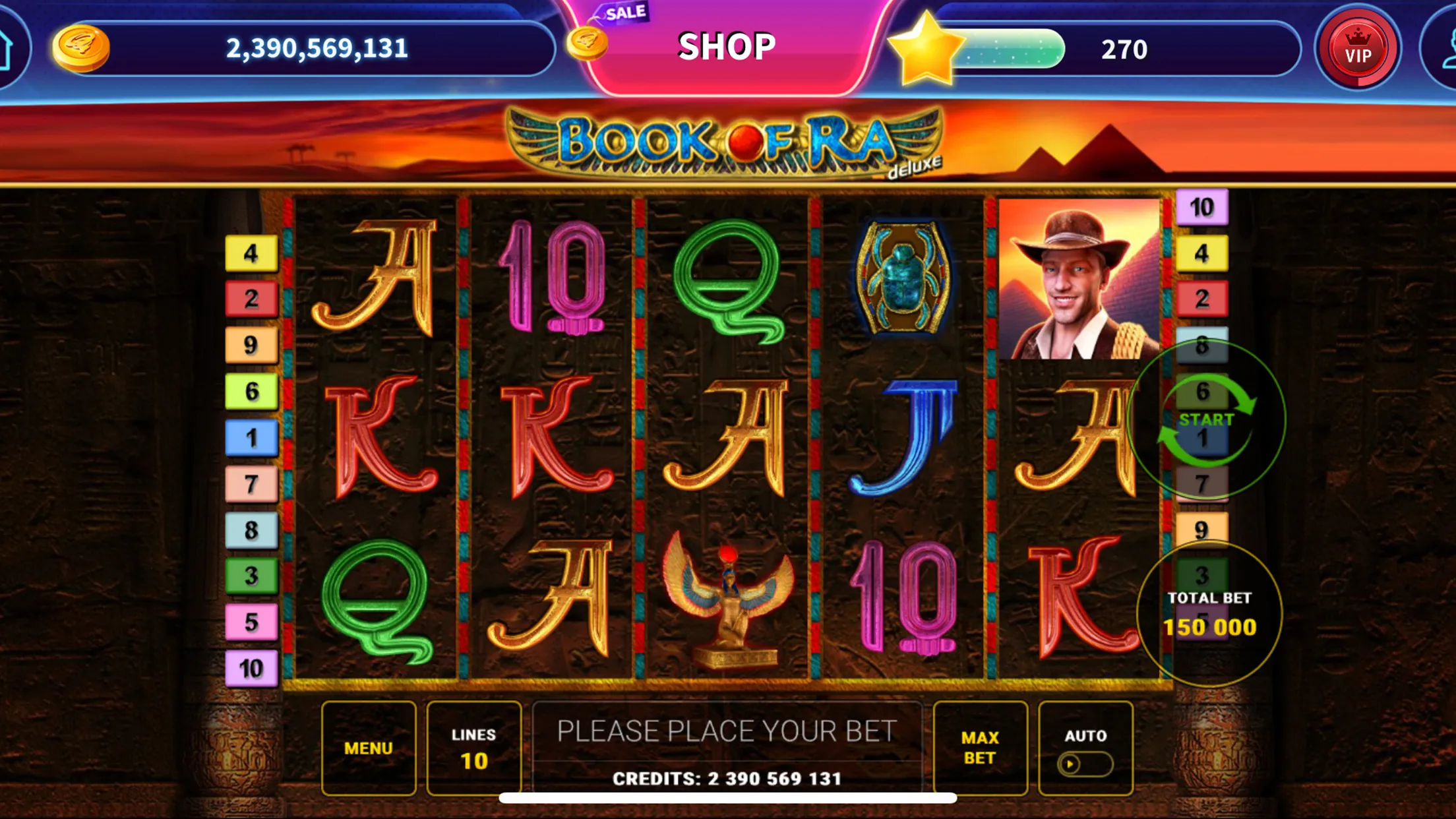 Book of Ra™ Deluxe Slot | Indus Appstore | Screenshot