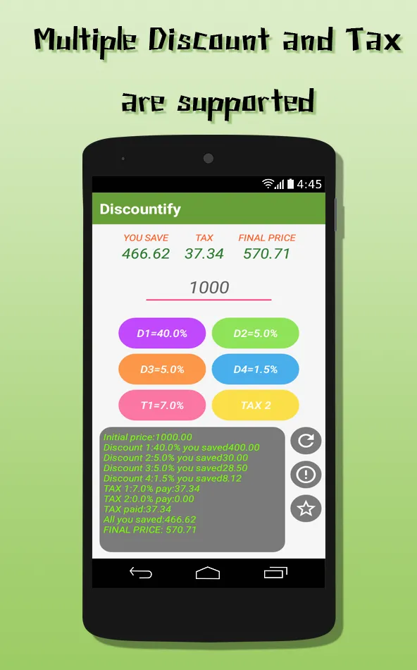 Discountify - Price Calculator | Indus Appstore | Screenshot