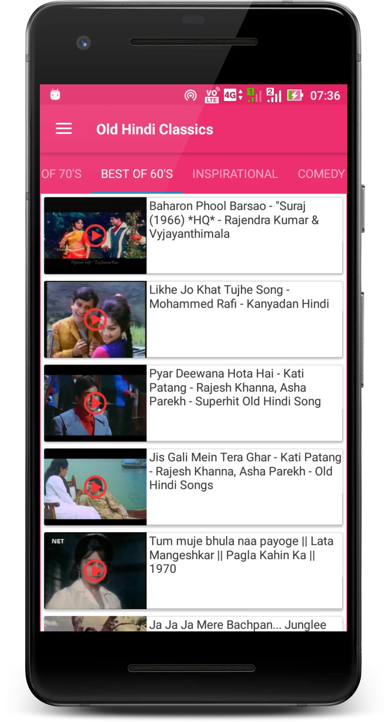 Hindi Old Classic Songs | Indus Appstore | Screenshot