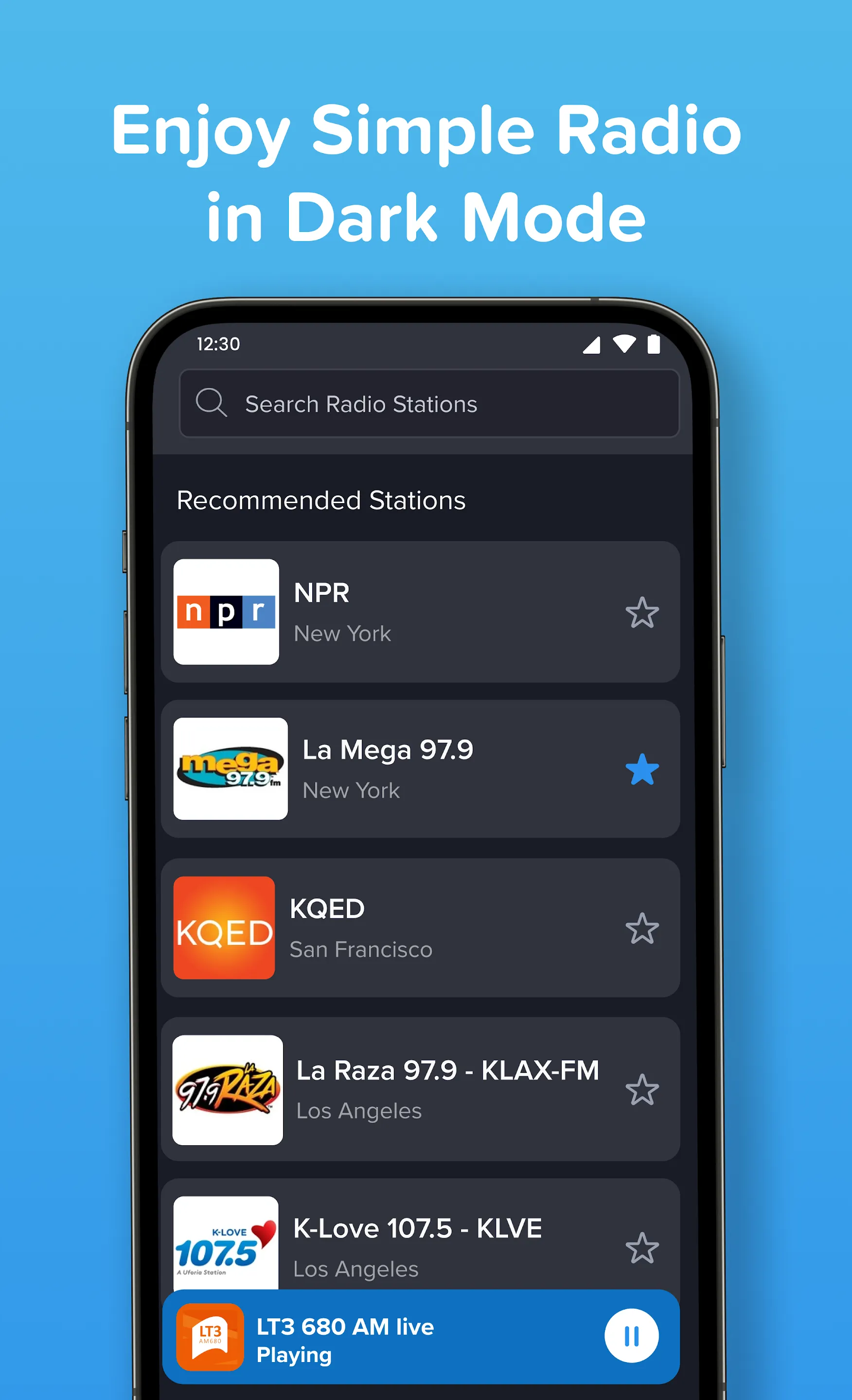 Simple Radio: Live AM FM Radio | Indus Appstore | Screenshot
