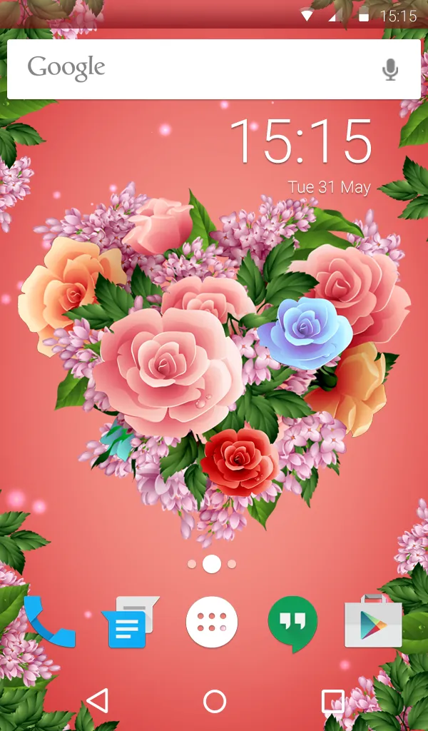 Bouquet Live Wallpaper Theme | Indus Appstore | Screenshot