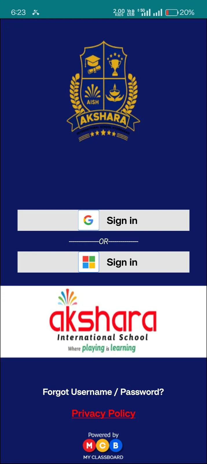 Akshara Parent Portal | Indus Appstore | Screenshot