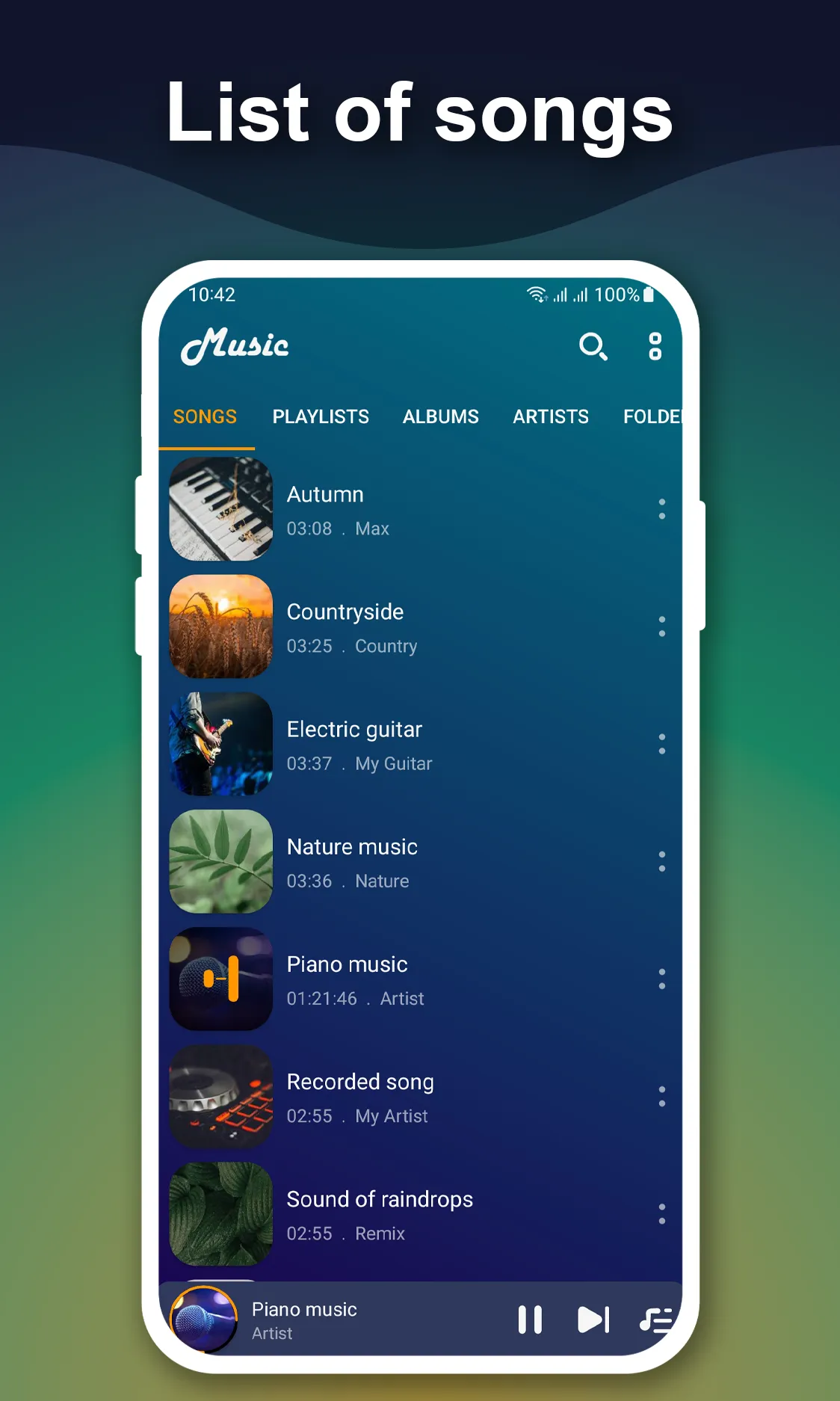 Music player | Indus Appstore | Screenshot