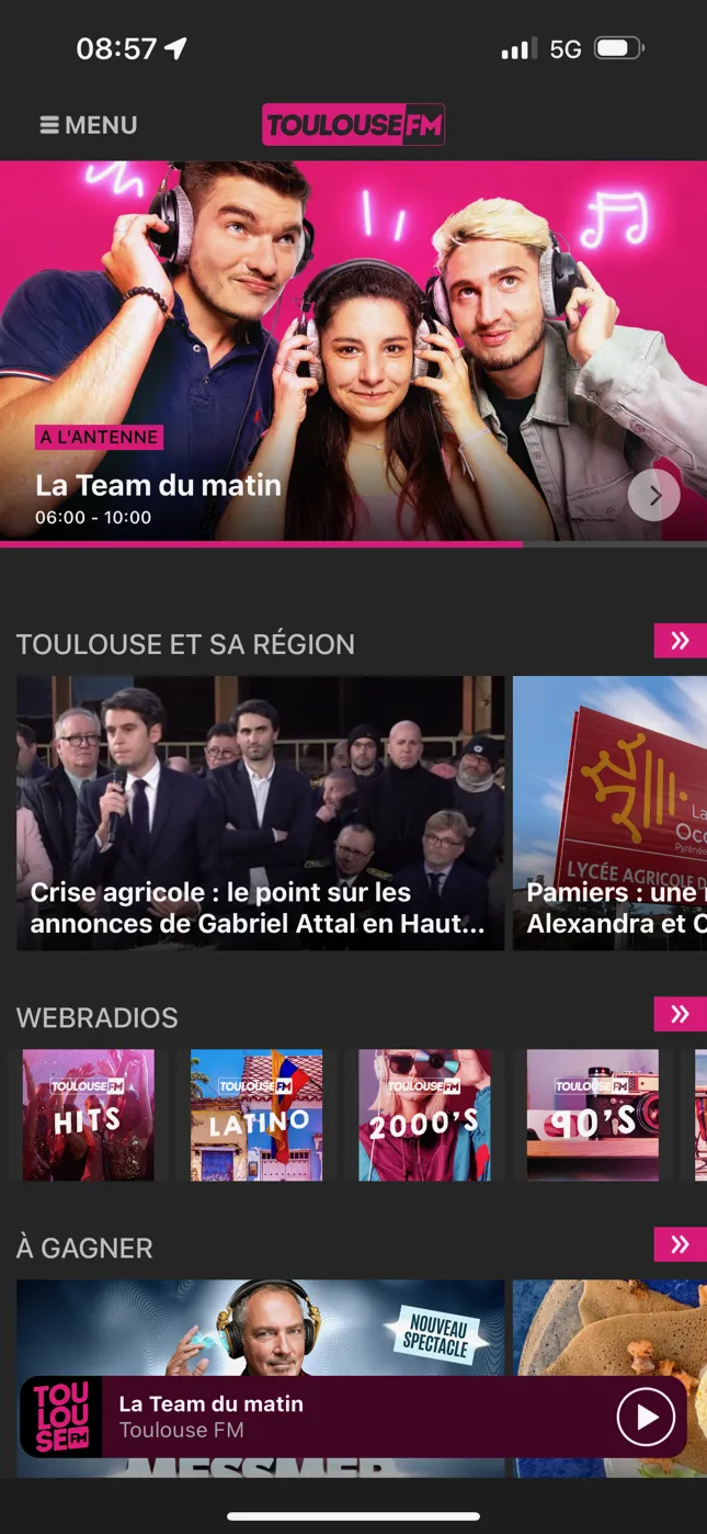 Toulouse FM | Indus Appstore | Screenshot