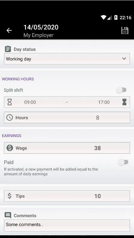 Working Diary | Indus Appstore | Screenshot