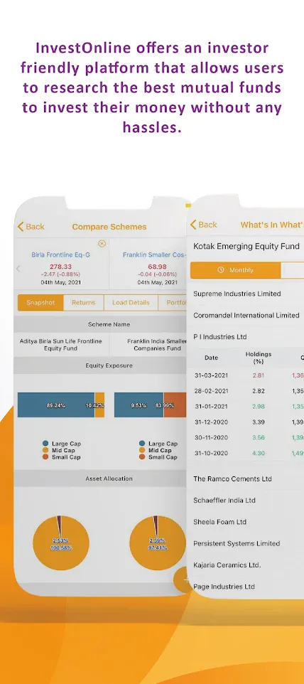 InvestOnline - Mutual Funds, E | Indus Appstore | Screenshot