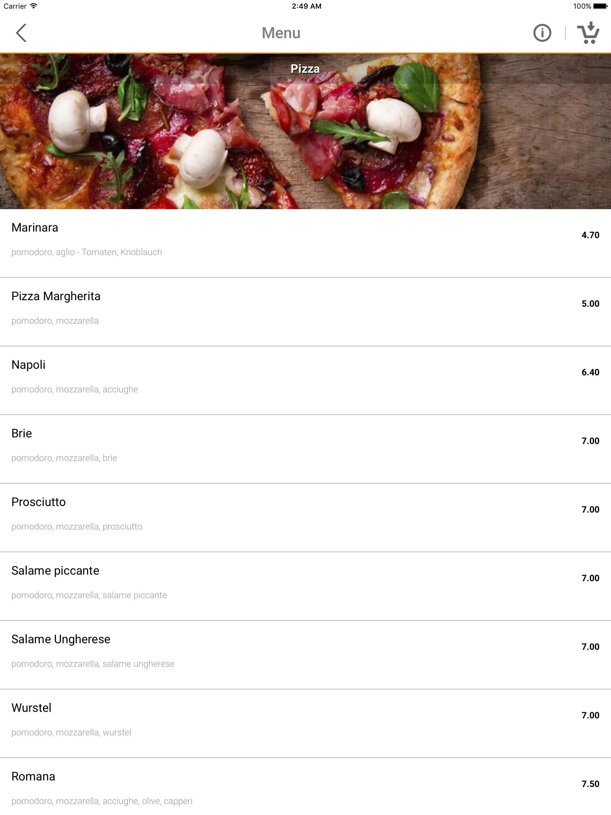 Pizzeria Happy Pomodoro | Indus Appstore | Screenshot