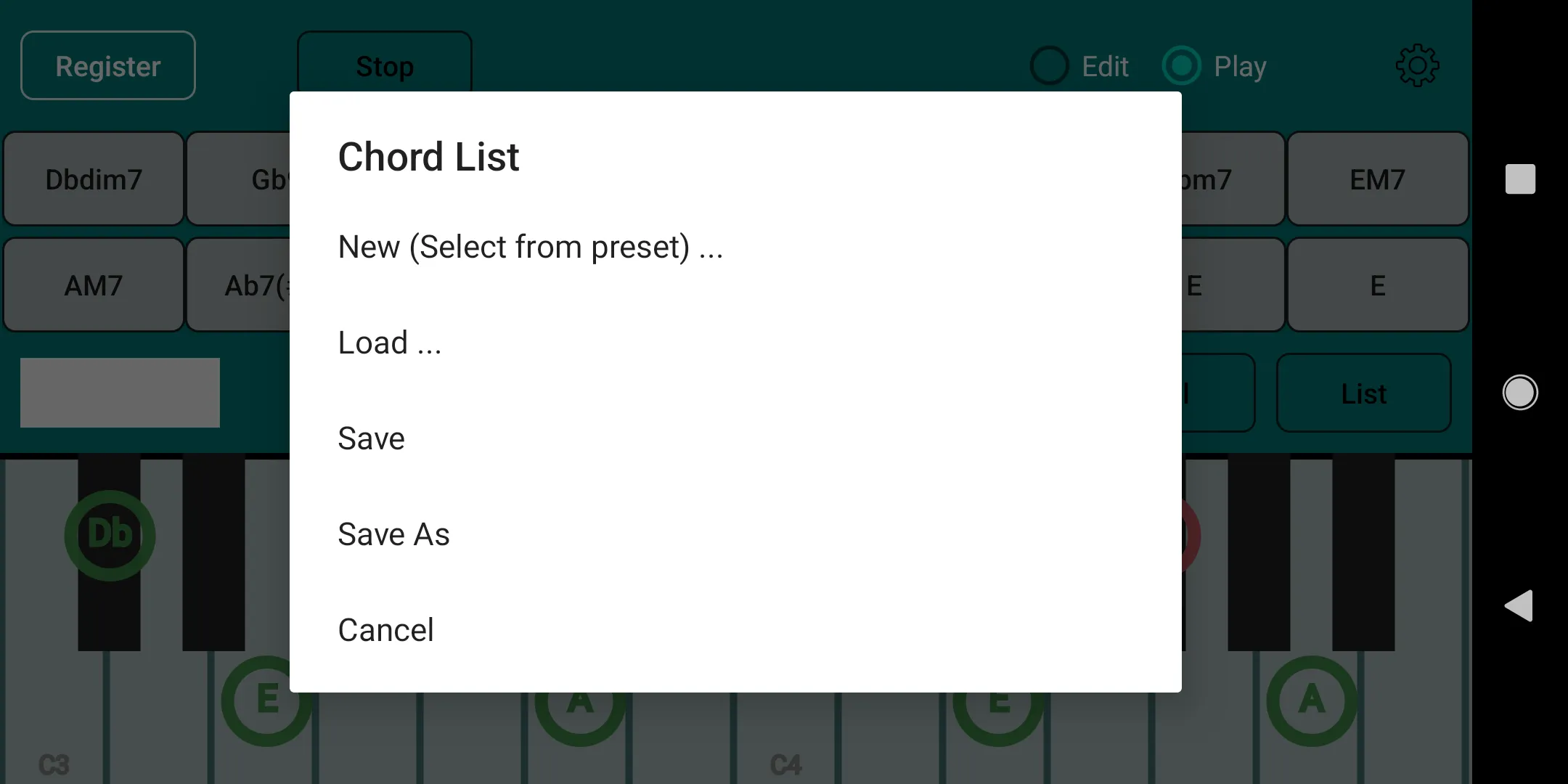 Piano Chords Master | Indus Appstore | Screenshot