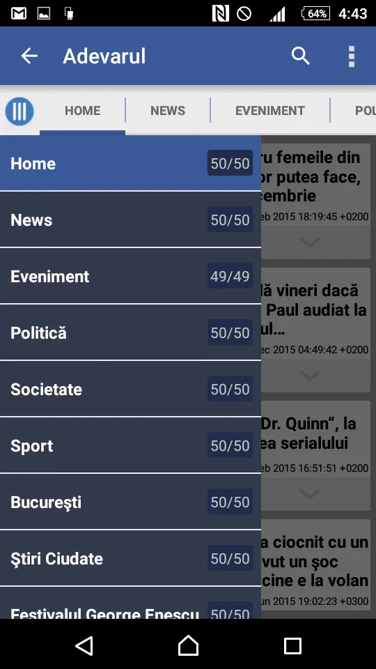 Romania News | Indus Appstore | Screenshot