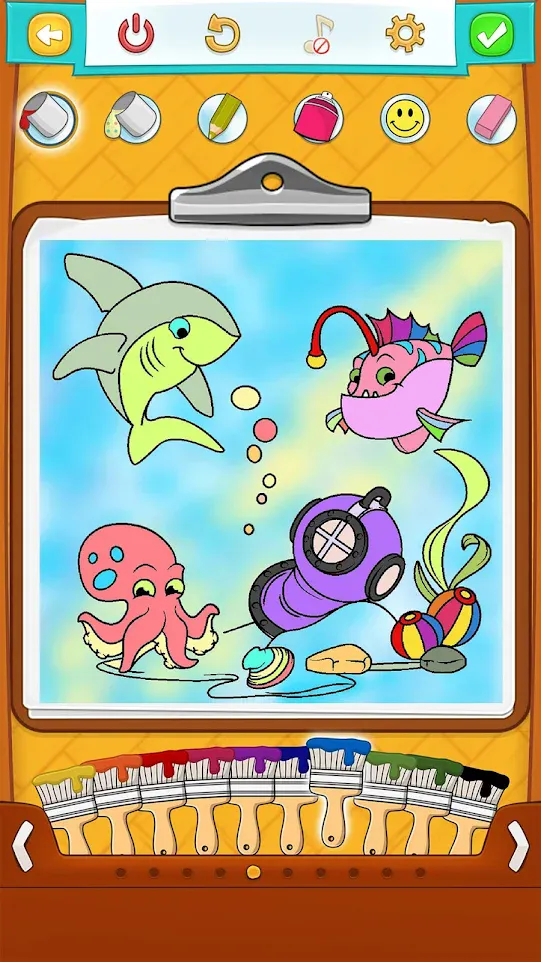 Fish Coloring Pages | Indus Appstore | Screenshot