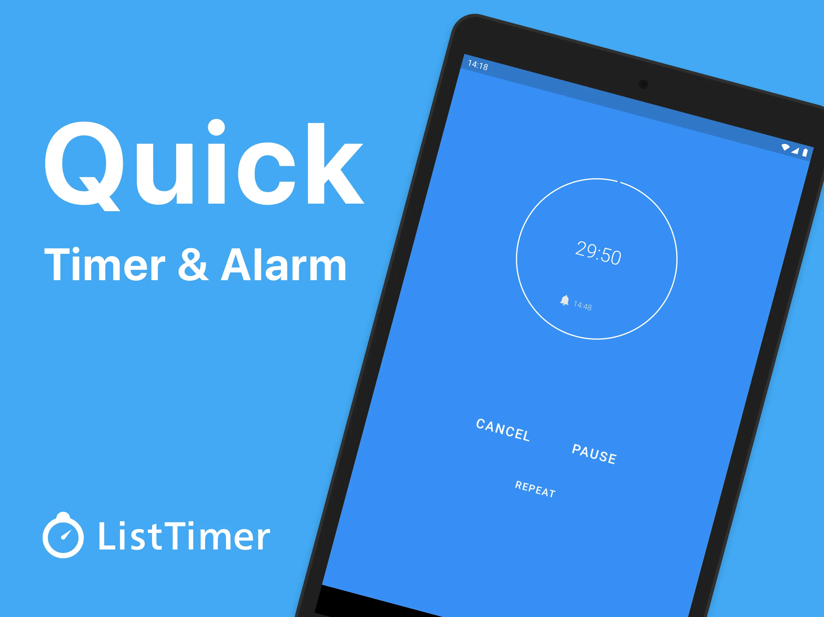 ListTimer Simple Timer & Alarm | Indus Appstore | Screenshot