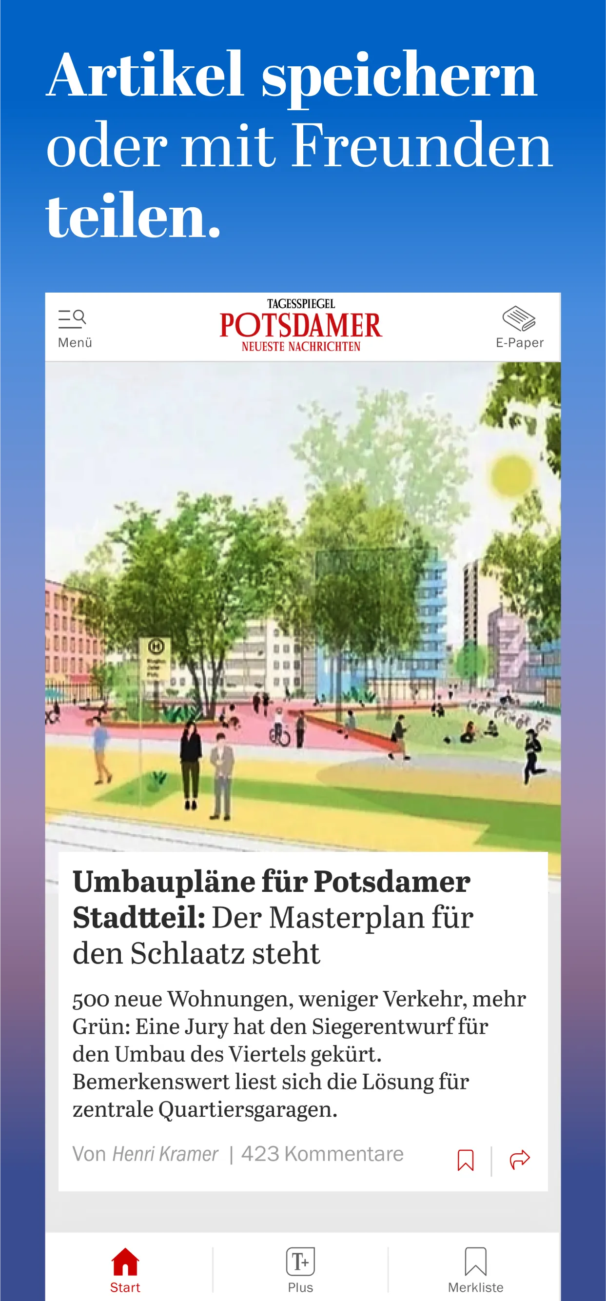 Potsdamer Neueste Nachrichten | Indus Appstore | Screenshot