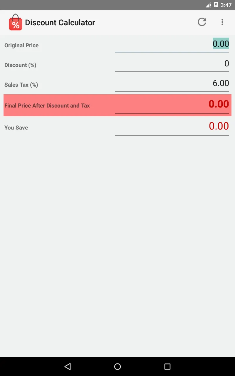 Discount Calculator | Indus Appstore | Screenshot