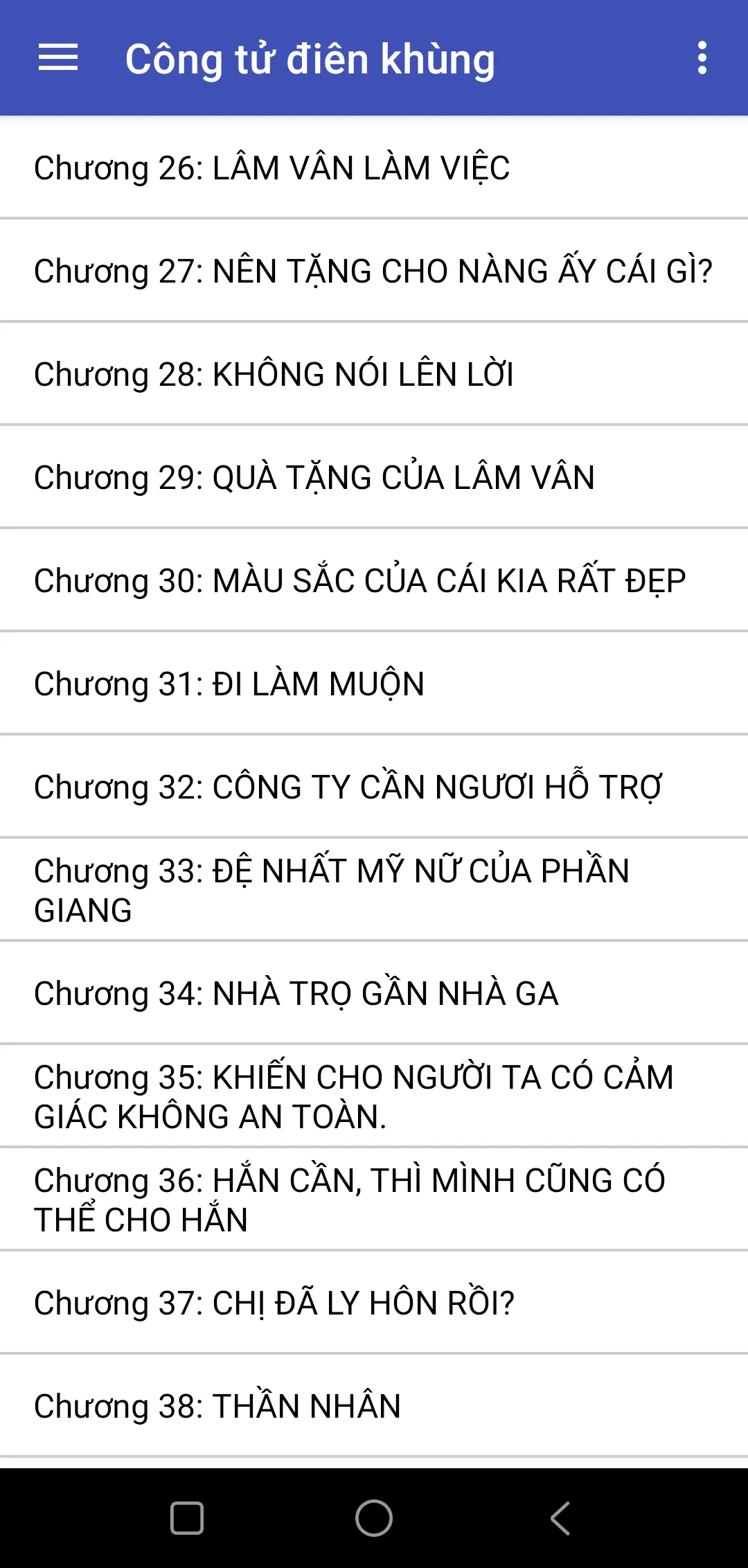 Cong tu dien khung Truyen | Indus Appstore | Screenshot