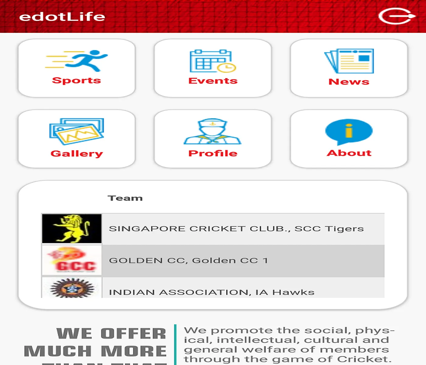 Mariners Cricket Club | Indus Appstore | Screenshot