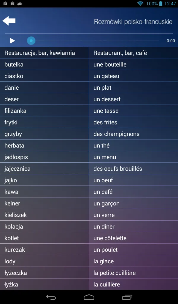 Rozmówki polsko-francuskie | Indus Appstore | Screenshot
