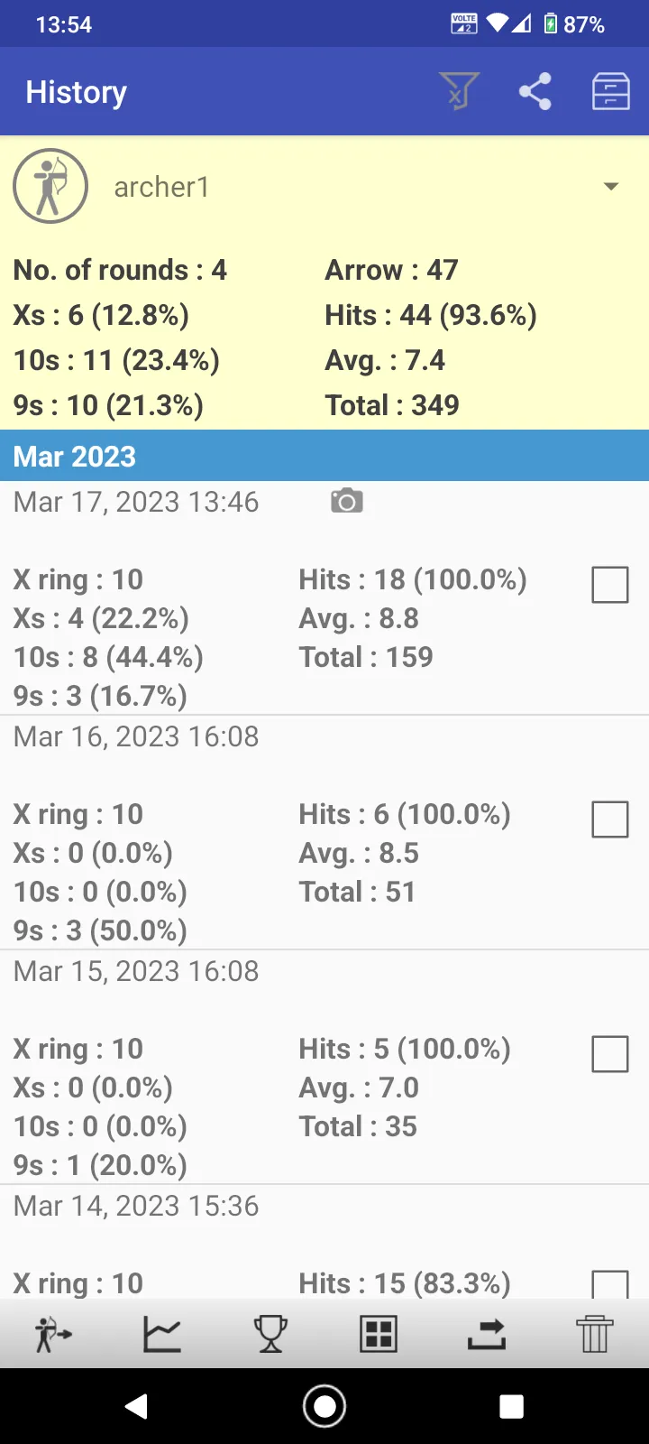 Archery Score Keeper | Indus Appstore | Screenshot