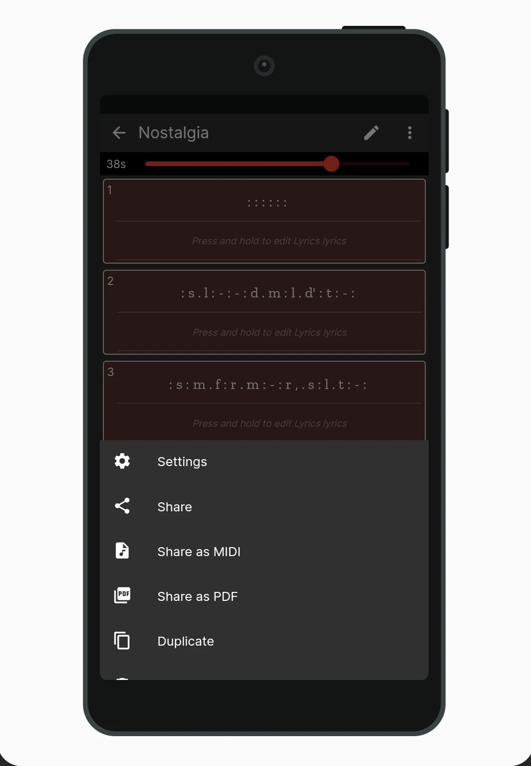 Solfacity - Tonic Solfa Editor | Indus Appstore | Screenshot