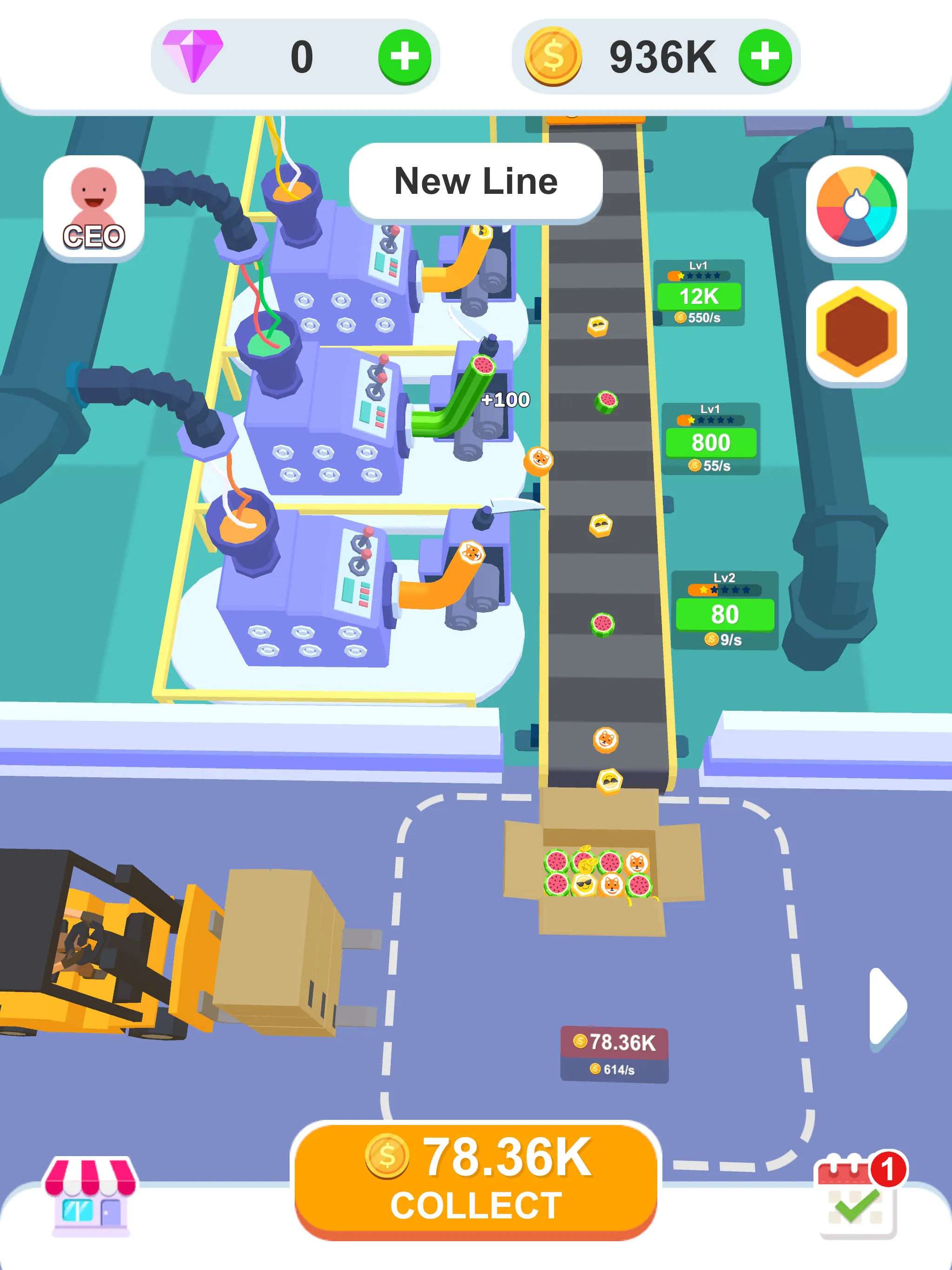 Idle Candy Factory | Indus Appstore | Screenshot