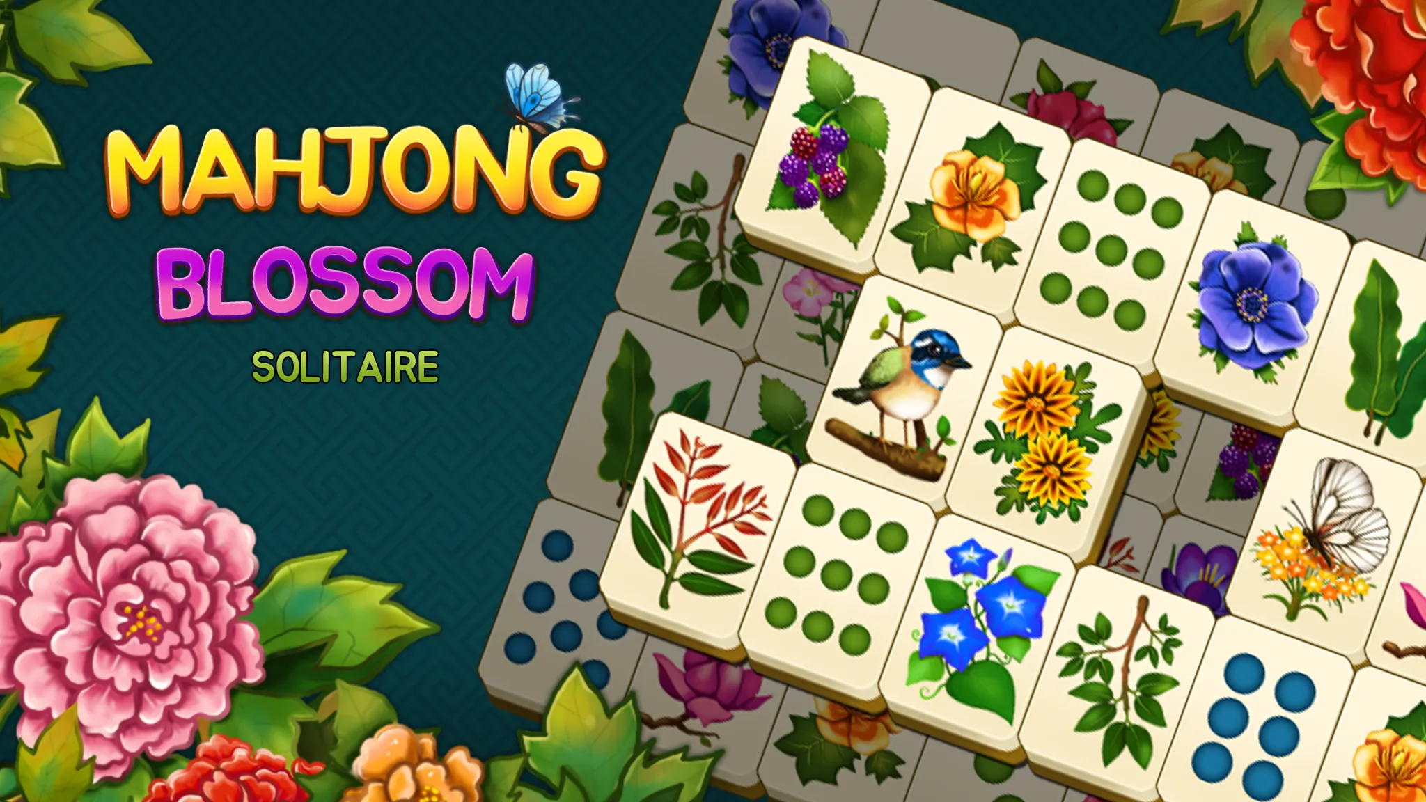 Mahjong Blossom Solitaire | Indus Appstore | Screenshot